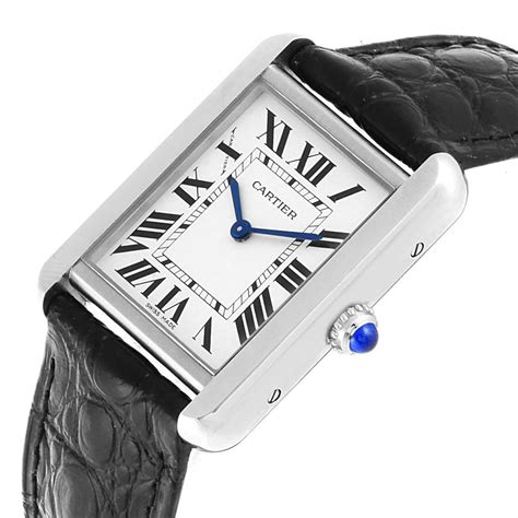 cartier watch ladies tank solo